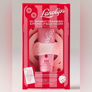 Lanolips Strawberry 101 Ointment & Phone Holder